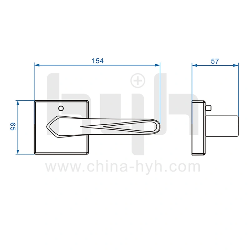 hyh Zinc Alloy Privacy Door Lock for Bathroom and Bedroom